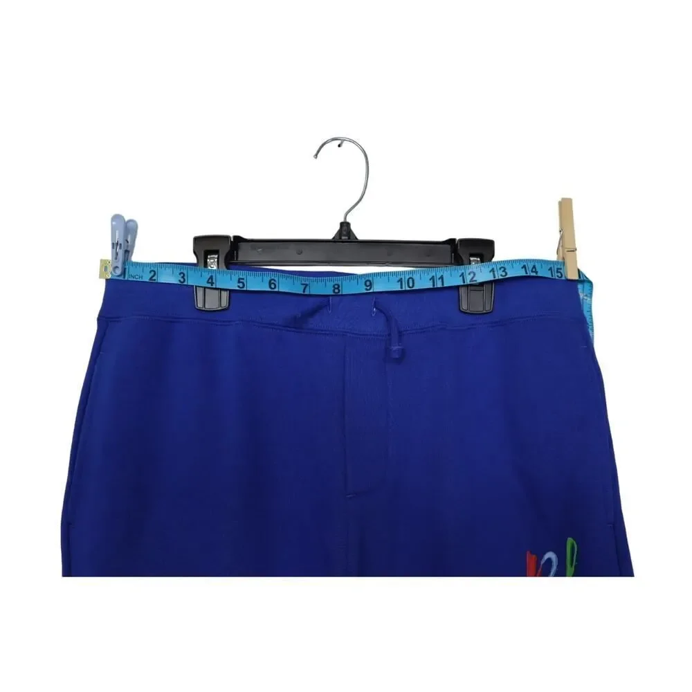 Polo Ralph Lauren Boys Blue‎ Sweatpants with Paint Logo Size XL